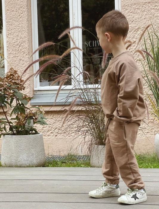 Organic Joggers - Cocoa